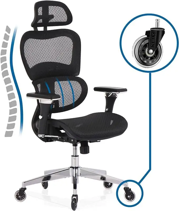 illustration K800 Chaise de Bureau Ergonomique illustration K800 Chaise de Bureau Ergonomique KLIM